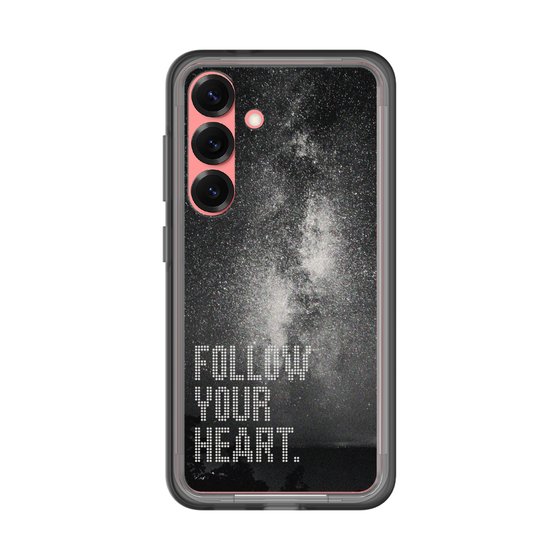 スリムプロテクションプレミアムケース［ オリジナル - ドットオーバーレイ - FOLLOW YOUR HEART/C ］