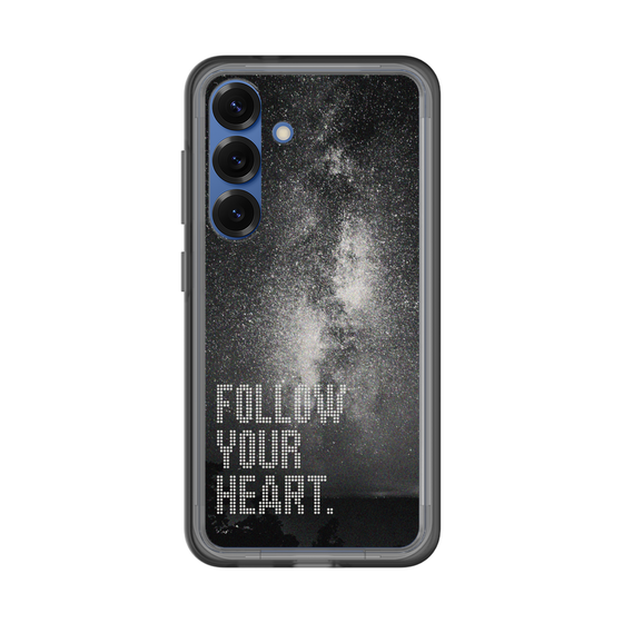 スリムプロテクションプレミアムケース［ オリジナル - ドットオーバーレイ - FOLLOW YOUR HEART/C ］