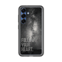 スリムプロテクションプレミアムケース［ オリジナル - ドットオーバーレイ - FOLLOW YOUR HEART/C ］