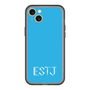 スリムプロテクションプレミアムケース［ オリジナル - ESTJ 幹部 - アルファベット - ブルー ］