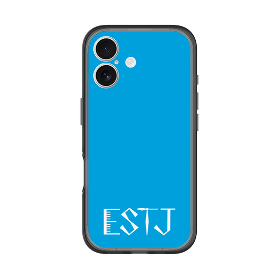 スリムプロテクションプレミアムケース［ オリジナル - ESTJ 幹部 - アルファベット - ブルー ］