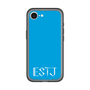 スリムプロテクションプレミアムケース［ オリジナル - ESTJ 幹部 - アルファベット - ブルー ］