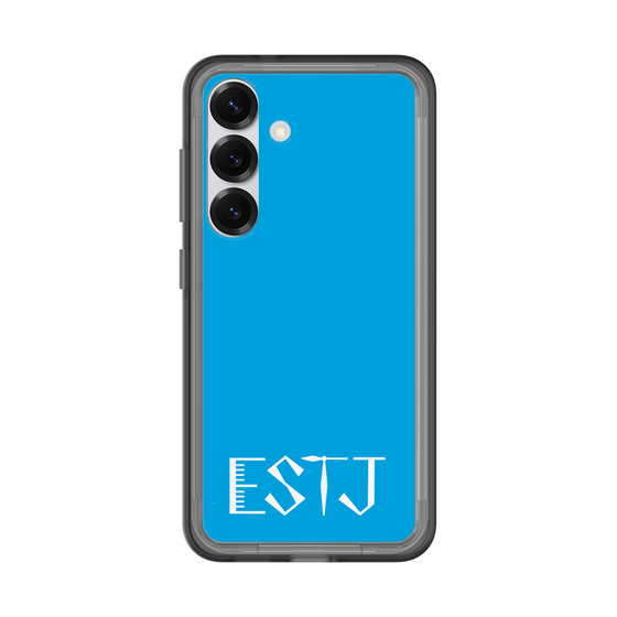 スリムプロテクションプレミアムケース［ オリジナル - ESTJ 幹部 - アルファベット - ブルー ］