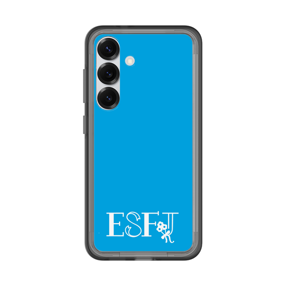 スリムプロテクションプレミアムケース［ オリジナル - ESFJ 領事 - アルファベット - ブルー ］