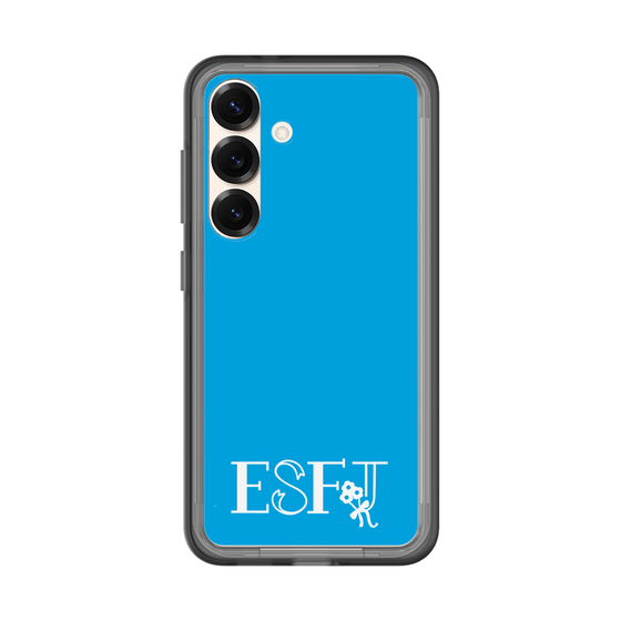 スリムプロテクションプレミアムケース［ オリジナル - ESFJ 領事 - アルファベット - ブルー ］