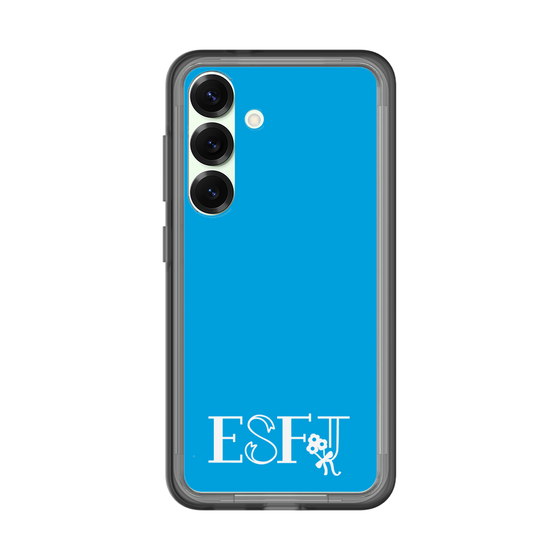スリムプロテクションプレミアムケース［ オリジナル - ESFJ 領事 - アルファベット - ブルー ］