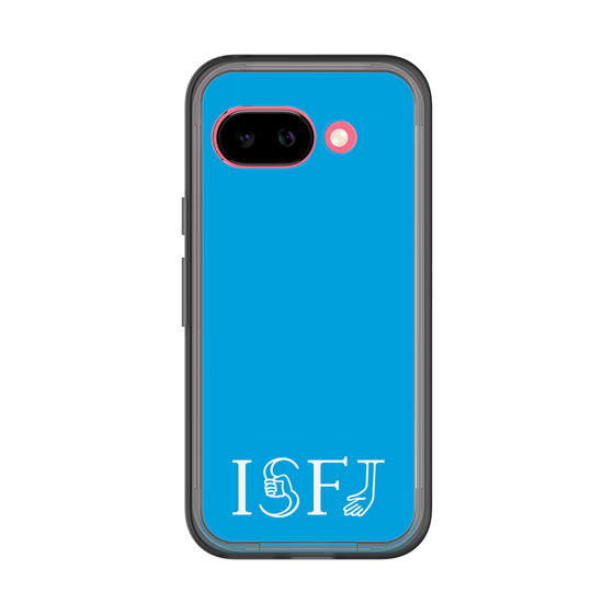 スリムプロテクションプレミアムケース［ オリジナル - ISFJ 擁護者 - アルファベット - ブルー ］