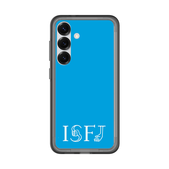 スリムプロテクションプレミアムケース［ オリジナル - ISFJ 擁護者 - アルファベット - ブルー ］