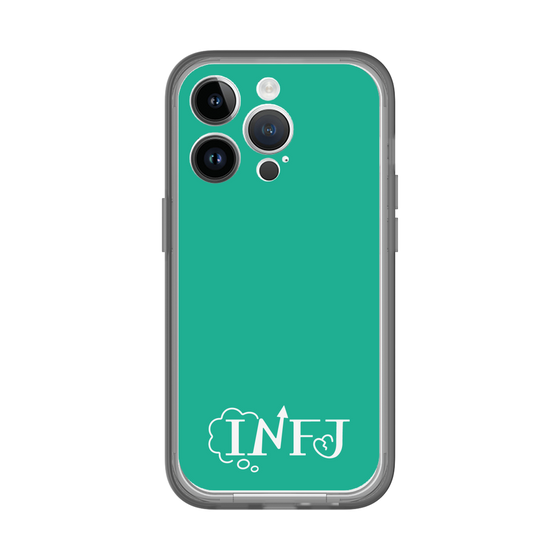 スリムプロテクションプレミアムケース［ オリジナル - INFJ 提唱者 - アルファベット - グリーン ］