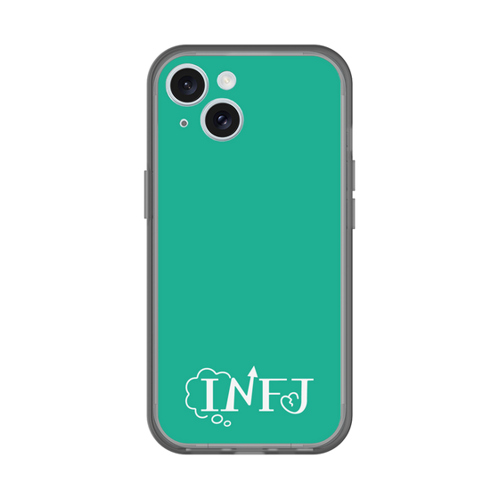 スリムプロテクションプレミアムケース［ オリジナル - INFJ 提唱者 - アルファベット - グリーン ］