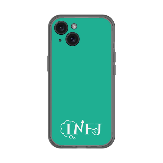 スリムプロテクションプレミアムケース［ オリジナル - INFJ 提唱者 - アルファベット - グリーン ］