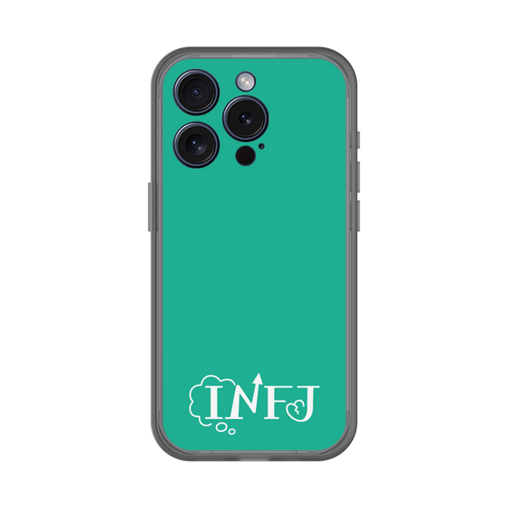 スリムプロテクションプレミアムケース［ オリジナル - INFJ 提唱者 - アルファベット - グリーン ］