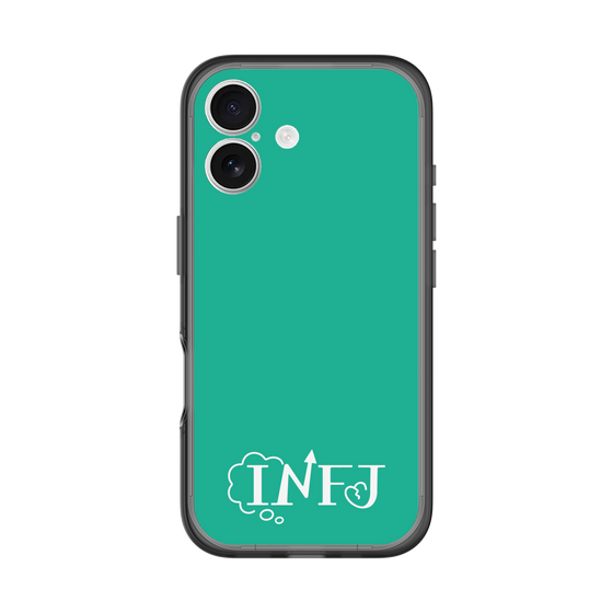 スリムプロテクションプレミアムケース［ オリジナル - INFJ 提唱者 - アルファベット - グリーン ］