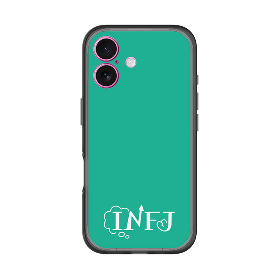 スリムプロテクションプレミアムケース［ オリジナル - INFJ 提唱者 - アルファベット - グリーン ］