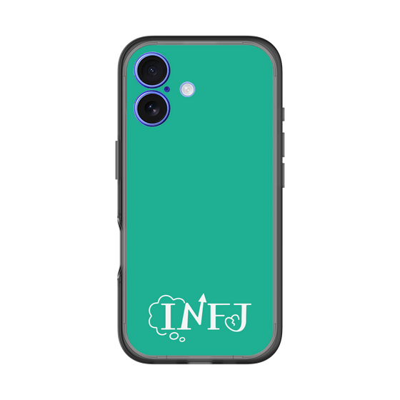 スリムプロテクションプレミアムケース［ オリジナル - INFJ 提唱者 - アルファベット - グリーン ］