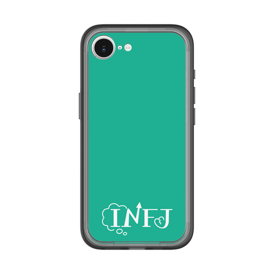 スリムプロテクションプレミアムケース［ オリジナル - INFJ 提唱者 - アルファベット - グリーン ］