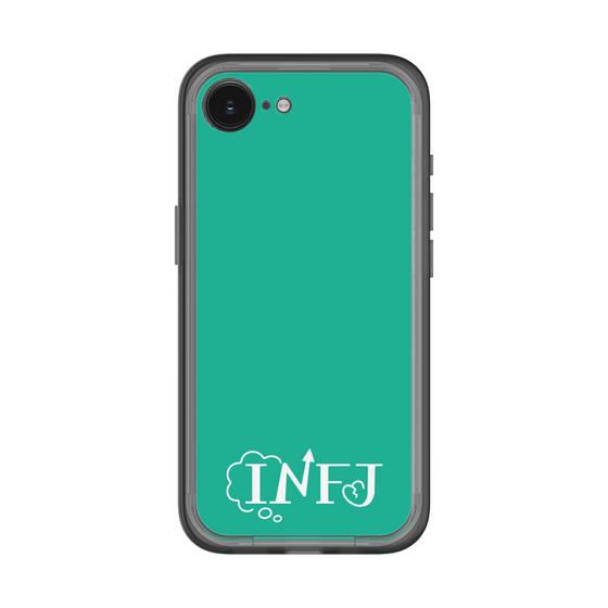 スリムプロテクションプレミアムケース［ オリジナル - INFJ 提唱者 - アルファベット - グリーン ］