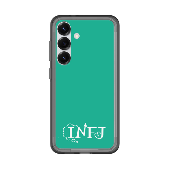 スリムプロテクションプレミアムケース［ オリジナル - INFJ 提唱者 - アルファベット - グリーン ］