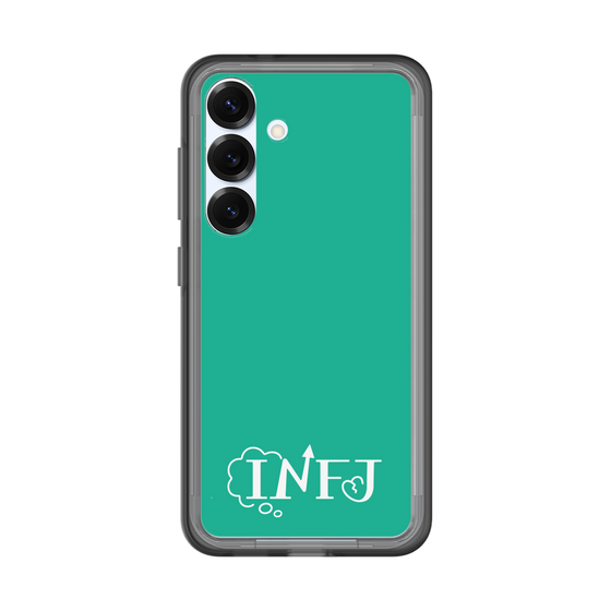 スリムプロテクションプレミアムケース［ オリジナル - INFJ 提唱者 - アルファベット - グリーン ］
