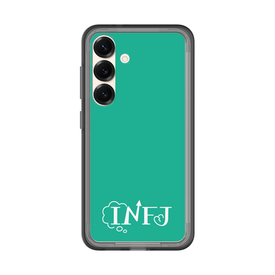 スリムプロテクションプレミアムケース［ オリジナル - INFJ 提唱者 - アルファベット - グリーン ］