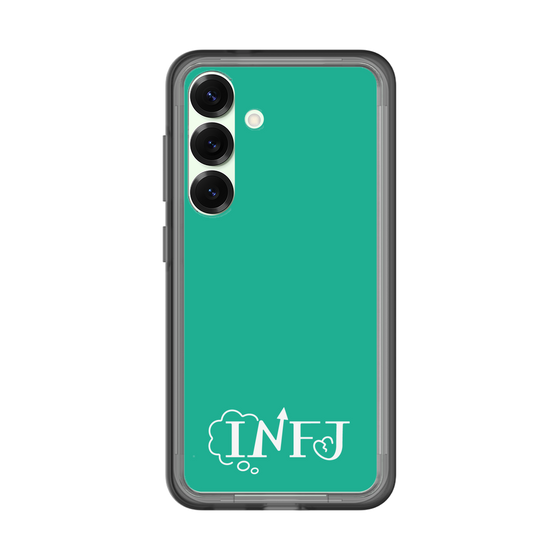 スリムプロテクションプレミアムケース［ オリジナル - INFJ 提唱者 - アルファベット - グリーン ］