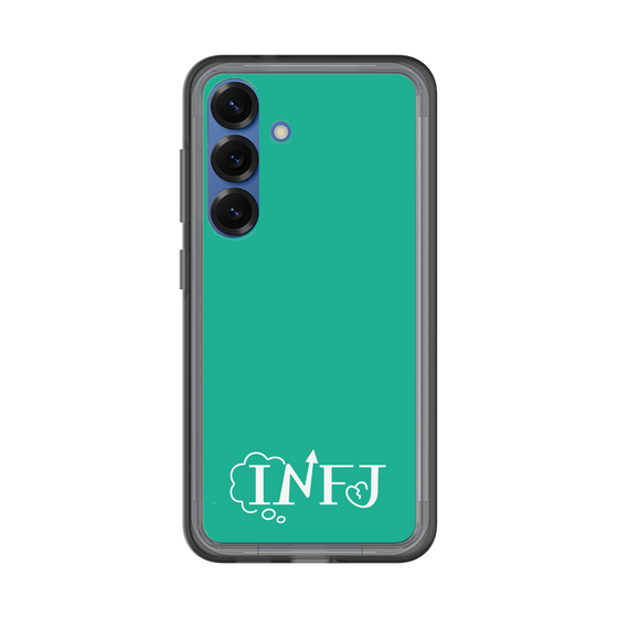 スリムプロテクションプレミアムケース［ オリジナル - INFJ 提唱者 - アルファベット - グリーン ］