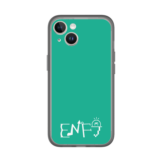 スリムプロテクションプレミアムケース［ オリジナル - ENFJ 主人公 - アルファベット - グリーン ］