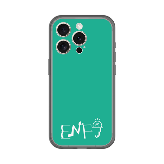 スリムプロテクションプレミアムケース［ オリジナル - ENFJ 主人公 - アルファベット - グリーン ］