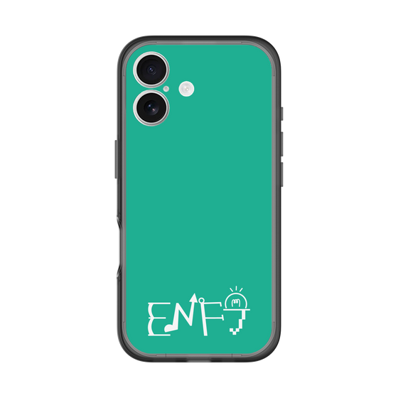 スリムプロテクションプレミアムケース［ オリジナル - ENFJ 主人公 - アルファベット - グリーン ］