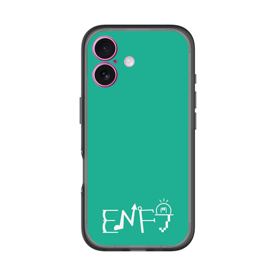 スリムプロテクションプレミアムケース［ オリジナル - ENFJ 主人公 - アルファベット - グリーン ］