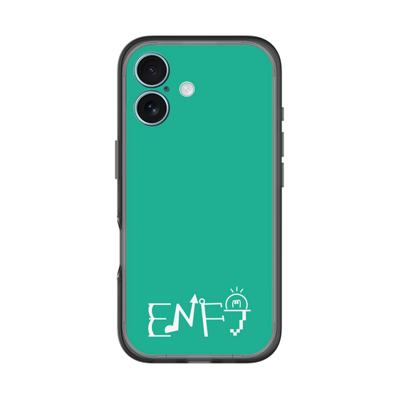 スリムプロテクションプレミアムケース［ オリジナル - ENFJ 主人公 - アルファベット - グリーン ］