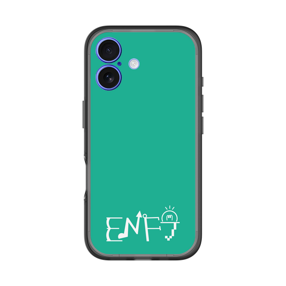 スリムプロテクションプレミアムケース［ オリジナル - ENFJ 主人公 - アルファベット - グリーン ］