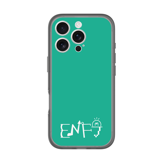 スリムプロテクションプレミアムケース［ オリジナル - ENFJ 主人公 - アルファベット - グリーン ］