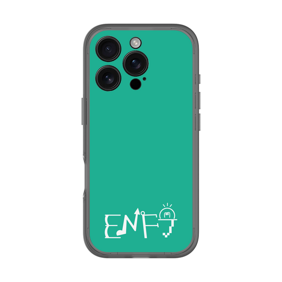 スリムプロテクションプレミアムケース［ オリジナル - ENFJ 主人公 - アルファベット - グリーン ］