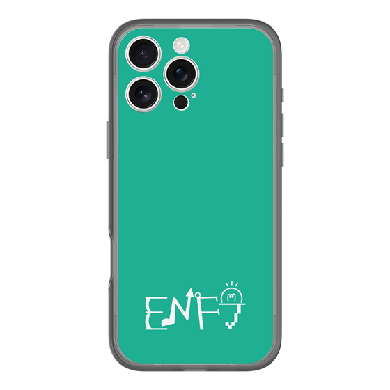 スリムプロテクションプレミアムケース［ オリジナル - ENFJ 主人公 - アルファベット - グリーン ］