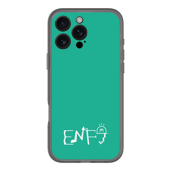 スリムプロテクションプレミアムケース［ オリジナル - ENFJ 主人公 - アルファベット - グリーン ］