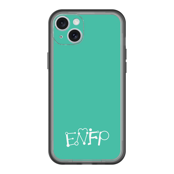 スリムプロテクションプレミアムケース［ オリジナル - ENFP 運動家 - アルファベット - グリーン ］