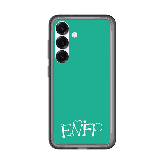 スリムプロテクションプレミアムケース［ オリジナル - ENFP 運動家 - アルファベット - グリーン ］
