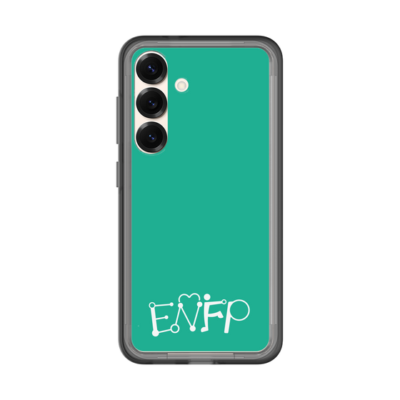 スリムプロテクションプレミアムケース［ オリジナル - ENFP 運動家 - アルファベット - グリーン ］