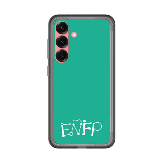 スリムプロテクションプレミアムケース［ オリジナル - ENFP 運動家 - アルファベット - グリーン ］