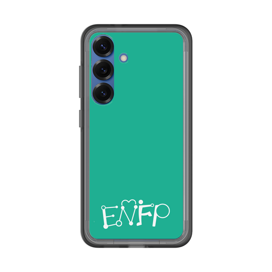 スリムプロテクションプレミアムケース［ オリジナル - ENFP 運動家 - アルファベット - グリーン ］