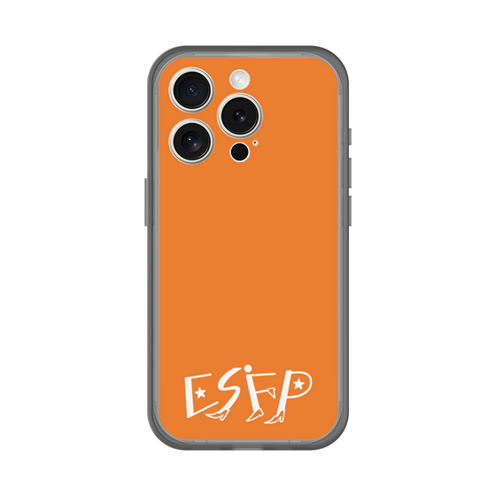 スリムプロテクションプレミアムケース［ オリジナル - ESFP エンターテイナー - アルファベット - オレンジ ］