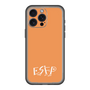 スリムプロテクションプレミアムケース［ オリジナル - ESFP エンターテイナー - アルファベット - オレンジ ］
