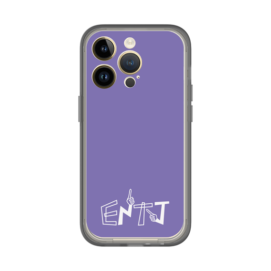 スリムプロテクションプレミアムケース［ オリジナル - ENTJ 指揮官 - アルファベット - パープル ］