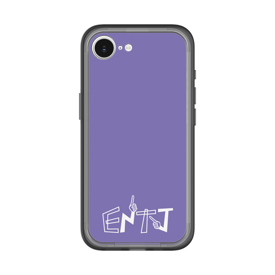 スリムプロテクションプレミアムケース［ オリジナル - ENTJ 指揮官 - アルファベット - パープル ］