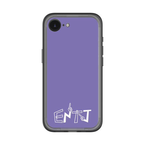 スリムプロテクションプレミアムケース［ オリジナル - ENTJ 指揮官 - アルファベット - パープル ］