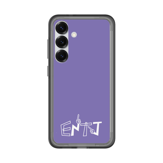 スリムプロテクションプレミアムケース［ オリジナル - ENTJ 指揮官 - アルファベット - パープル ］