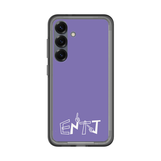 スリムプロテクションプレミアムケース［ オリジナル - ENTJ 指揮官 - アルファベット - パープル ］