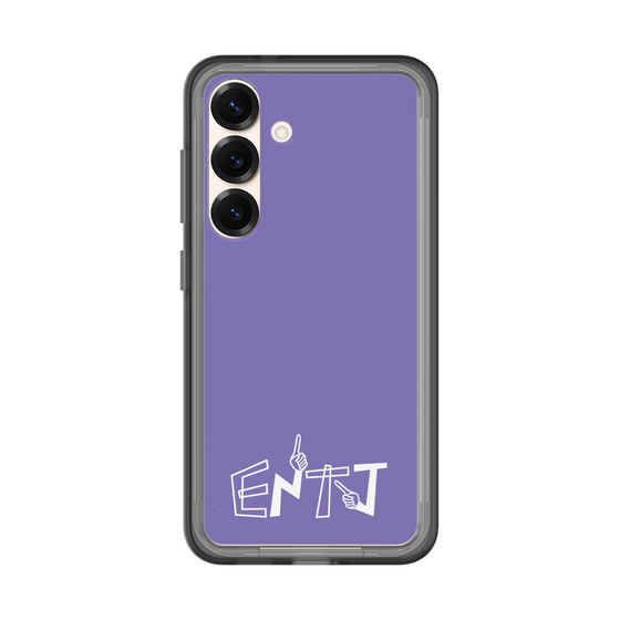 スリムプロテクションプレミアムケース［ オリジナル - ENTJ 指揮官 - アルファベット - パープル ］