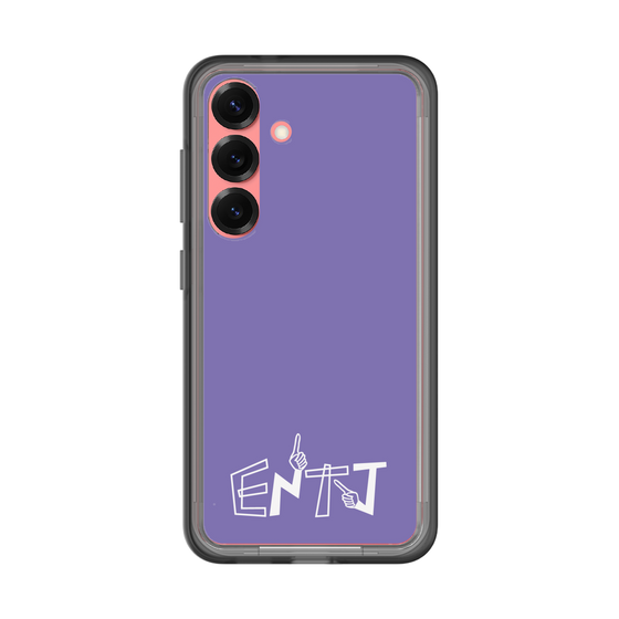 スリムプロテクションプレミアムケース［ オリジナル - ENTJ 指揮官 - アルファベット - パープル ］